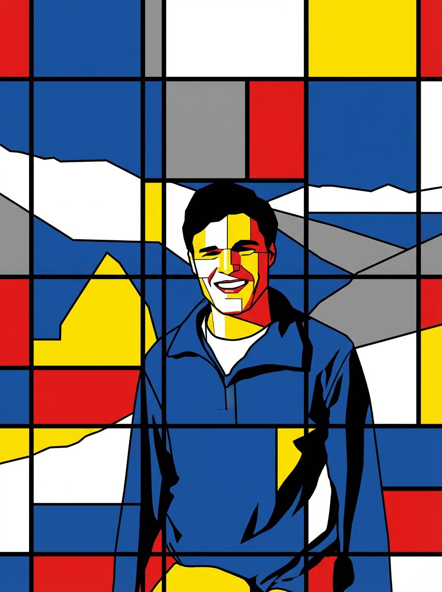 Mondriaan voorbeeld na